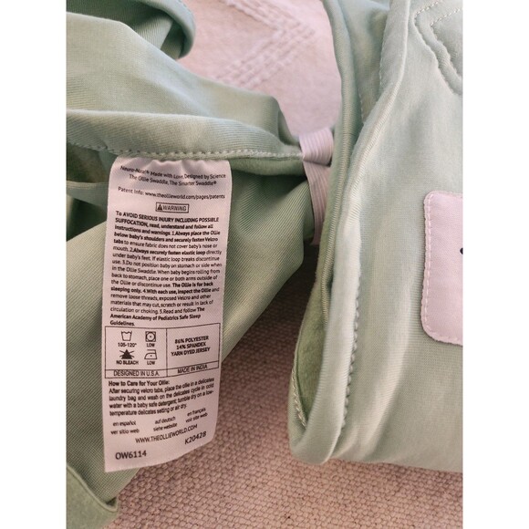 Ollie swaddle - light green - Picture 4 of 4